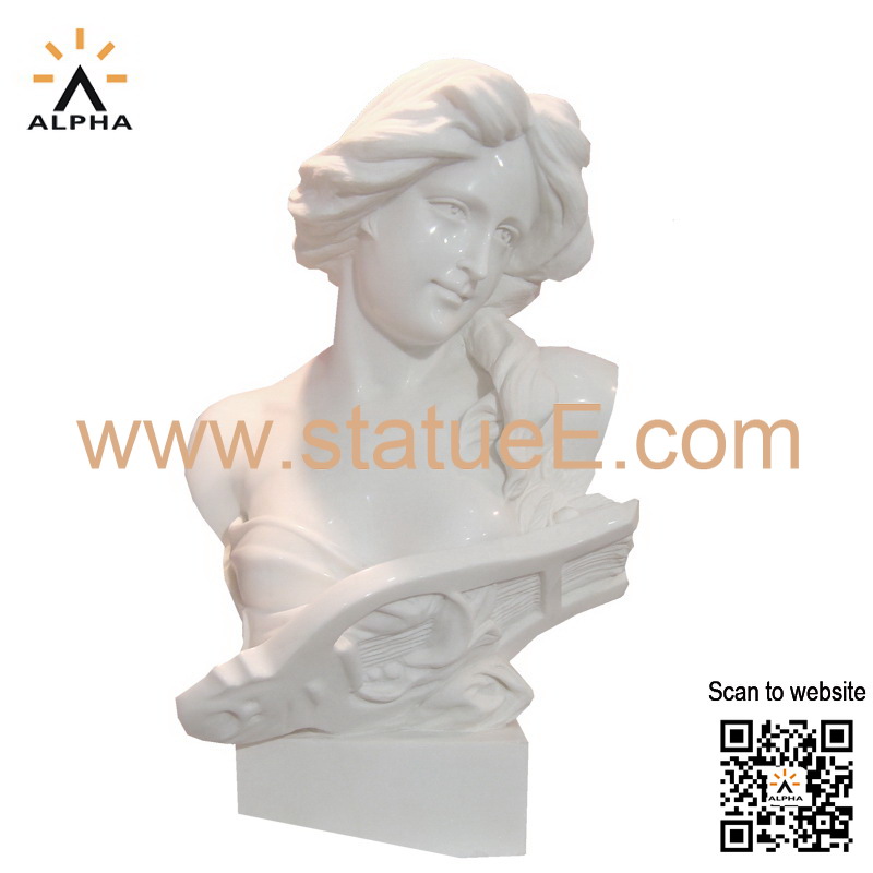 female marble bust